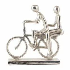 Pacific Lifestyle Double Cyclist Silver Ornament -VibeAura Shop 30803446 alt02