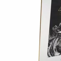 Pacific Lifestyle Mono Tiger Canvas Print -VibeAura Shop 30803452 alt02