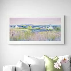 Dunelm Evening Fields Framed Print