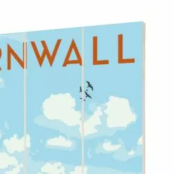 The Art Group Cornwall Wooden Wall Art -VibeAura Shop 30808906 alt02