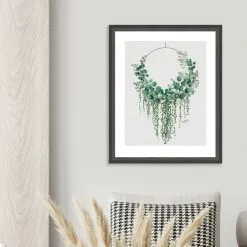 The Art Group Eucalyptus HoopFramed Print -VibeAura Shop 30808949 alt03