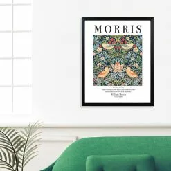 The Art Group Strawberry Thief Framed Print By William Morris -VibeAura Shop 30808954 alt03