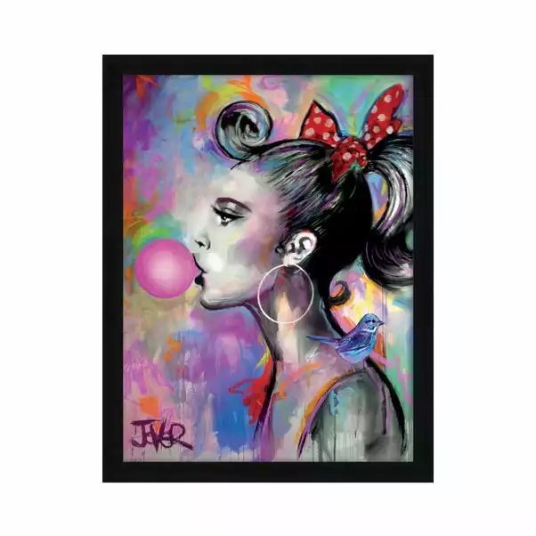 The Art Group Bubble Girl I Framed Print 2 The Art Group Bubble Girl I Framed Print - Image 2