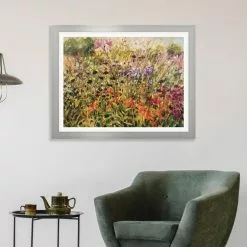 The Art Group Field With Lillies Framed Print