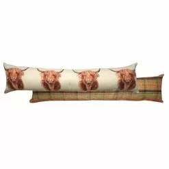 Evans Lichfield Hunter Highland Cow Draught Excluder