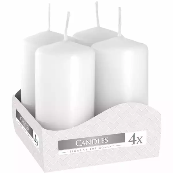 Bispol Set Of 4 White Votive Candles 1 Bispol Set Of 4 White Votive Candles