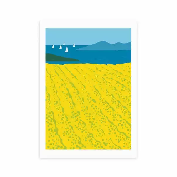 East End Prints Immortelle Fields Print 2 East End Prints Immortelle Fields Print - Image 2