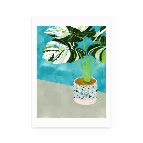 East End Prints Variegated Monstera Print 2 East End Prints Variegated Monstera Print - Image 2
