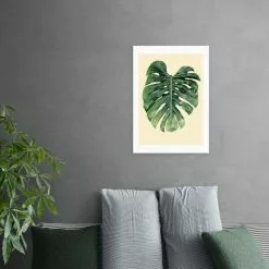 East End Prints Monstera Leaf Print