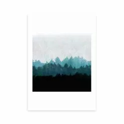East End Prints Woods Pastel Print