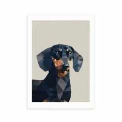 East End Prints Daschund Print