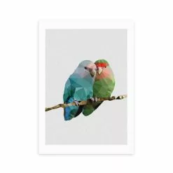 East End Prints Two Love Birds Print