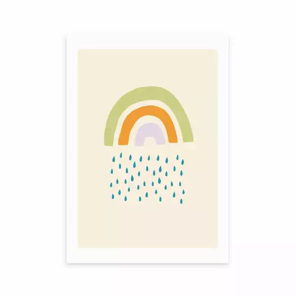 East End Prints Raining Rainbow Print 2 East End Prints Raining Rainbow Print - Image 2