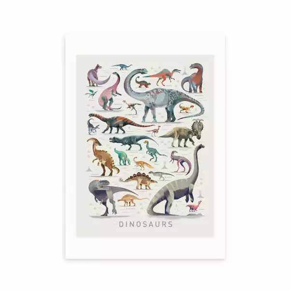 East End Prints Dinosaurs Print 2 East End Prints Dinosaurs Print - Image 2